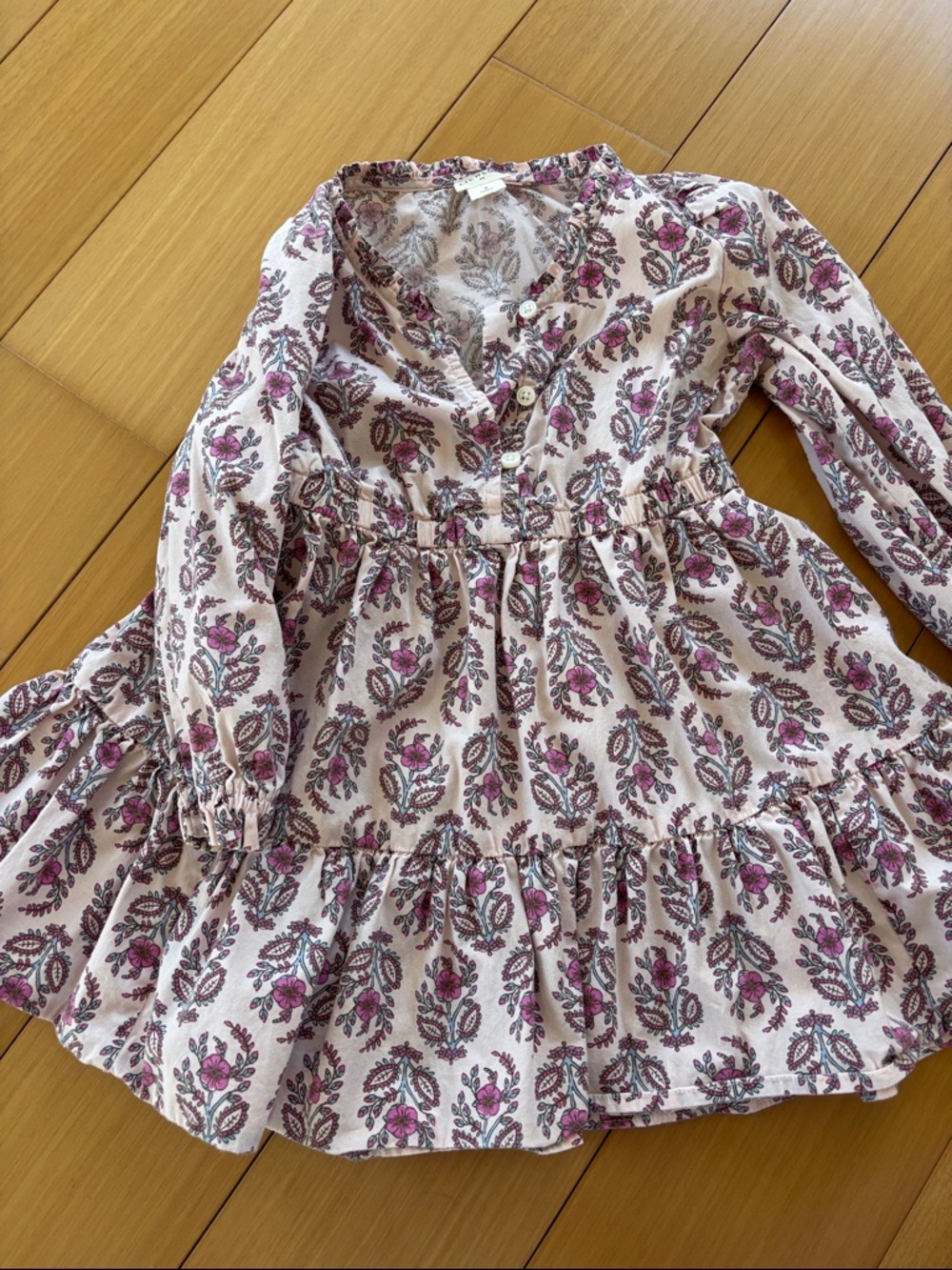 JCrew Crew Cuts Paisley Dress.